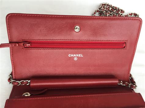 vintage red chanel wallet